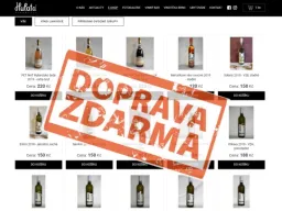 Doprava zdarma při objednávce minimálně 6ti lahví