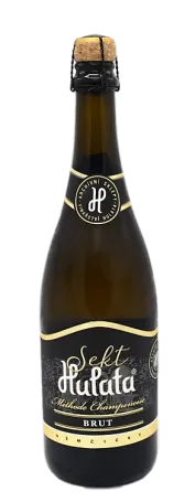 Hulata sekt - brut, jakostní šumivé víno, méthode champenoise